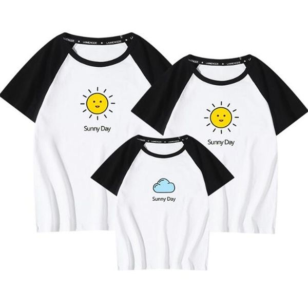 summer family look matching outfits t-shirt clothes mother father son daughter kids cartoon printing sun cloud 210521, Blue
summer family look matching outfits t-shirt clothes mother father son daughter kids cartoon printing sun cloud 210521, Blue