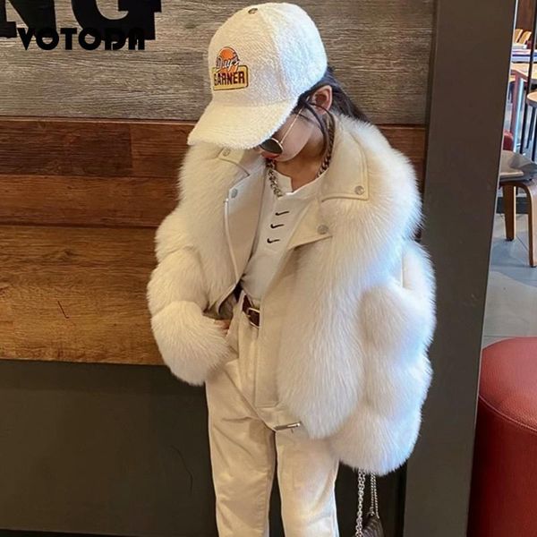 women's fur & faux luxury kids coat motorcycle pu leather jacket turn-down collar winter warm girl slothes children overcoat, Black
women's fur & faux luxury kids coat motorcycle pu leather jacket turn-down collar winter warm girl slothes children overcoat, Black
