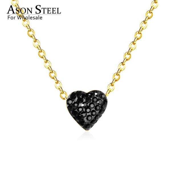 pendant necklaces asonsteel clay heart 12 colors stainless steel gold/silver color chains lover's party wedding gift
pendant necklaces asonsteel clay heart 12 colors stainless steel gold/silver color chains lover's party wedding gift
