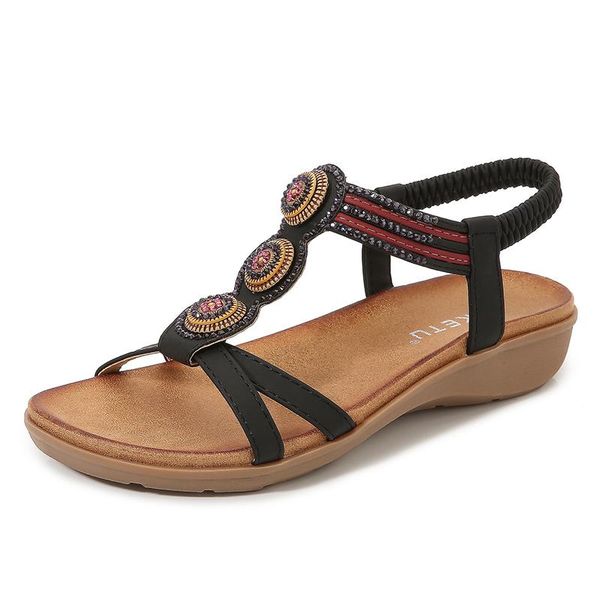 sandals women wedges summer bohemia comfortable and soft fashion beaded retro casual slip on platform flip flops hy85, Black
sandals women wedges summer bohemia comfortable and soft fashion beaded retro casual slip on platform flip flops hy85, Black