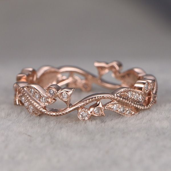 selling plated ring beset sanjie lucky flower rattan leaf diamond with 14k rose gold flower hand ornament alloy, Silver
selling plated ring beset sanjie lucky flower rattan leaf diamond with 14k rose gold flower hand ornament alloy, Silver