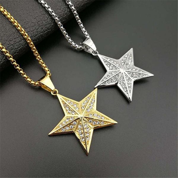 pendant necklaces hip iced out bling star necklace for men/women gold color stainless steel pentagram golden jewelry u1401, Silver
pendant necklaces hip iced out bling star necklace for men/women gold color stainless steel pentagram golden jewelry u1401, Silver