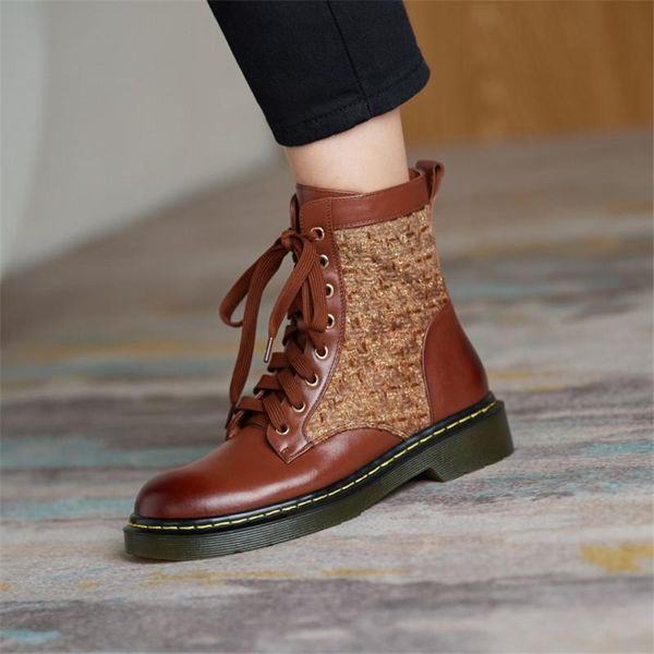 boots winter women 2021 genuine leather ankle lace-up matching color retro women's shoes small fragrant wind short, Black
boots winter women 2021 genuine leather ankle lace-up matching color retro women's shoes small fragrant wind short, Black