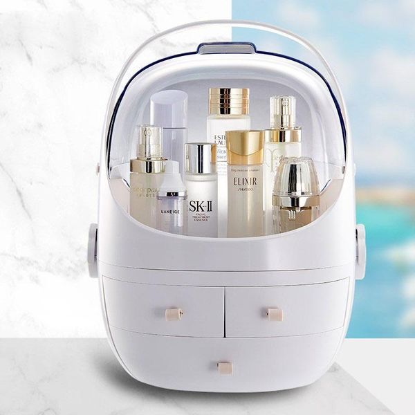 ladies bathroom cosmetic storage box waterproof and dustproof large makeup skin care jewelry beauty rack boxes & bins
ladies bathroom cosmetic storage box waterproof and dustproof large makeup skin care jewelry beauty rack boxes & bins