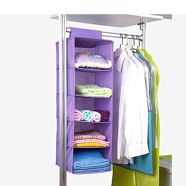 5-layer non-woven fabric hanging underwear sorting clothing closet organizer bag dust-proof washable storage supplies boxes & bins
5-layer non-woven fabric hanging underwear sorting clothing closet organizer bag dust-proof washable storage supplies boxes & bins