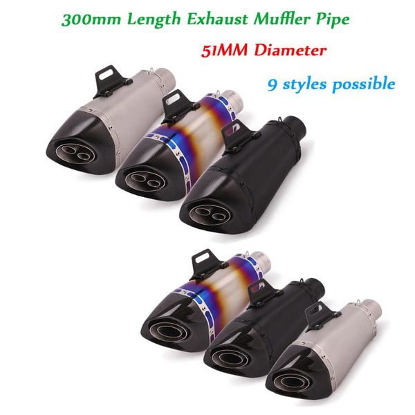 motorcycle exhaust system double outlet or single port vent pipe db killer tail muffler set 51mm head
motorcycle exhaust system double outlet or single port vent pipe db killer tail muffler set 51mm head