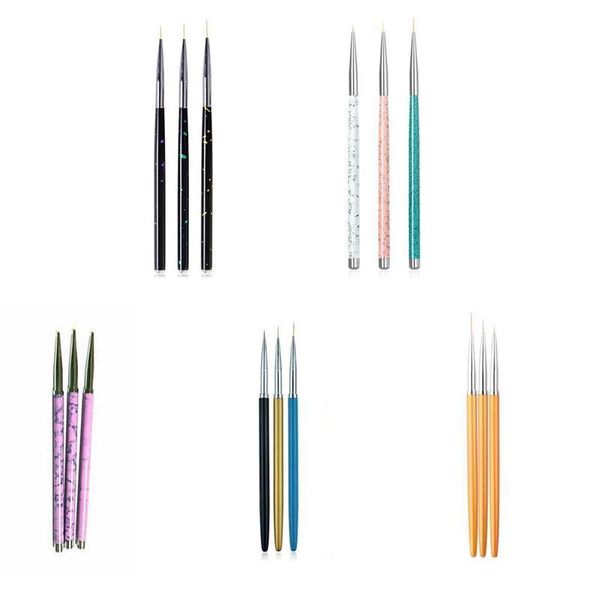 nail brushes 3pcs/set sequins drawing pen art acrylic brush flower french stripes painting manicure tool lines design pain m1p2, Yellow
nail brushes 3pcs/set sequins drawing pen art acrylic brush flower french stripes painting manicure tool lines design pain m1p2, Yellow