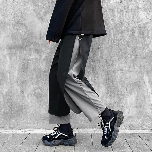 Pants Men Patchwork Fake Two Piece Plus Size 3XL Hip-hop BF Baggy Harajuku Elastic Waist Chic Leisure Designed Ankle-length, Multi
Pants Men Patchwork Fake Two Piece Plus Size 3XL Hip-hop BF Baggy Harajuku Elastic Waist Chic Leisure Designed Ankle-length, Multi