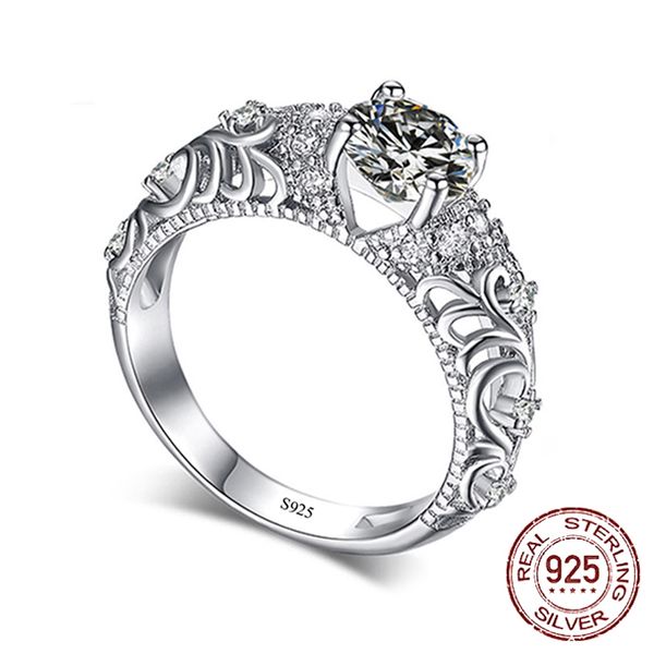 925 silver wedding jewelry genuine bible classical baroque style carat simulation moissanite ring woman's engagement propose gift j-041, Slivery;golden
925 silver wedding jewelry genuine bible classical baroque style carat simulation moissanite ring woman's engagement propose gift j-041, Slivery;golden