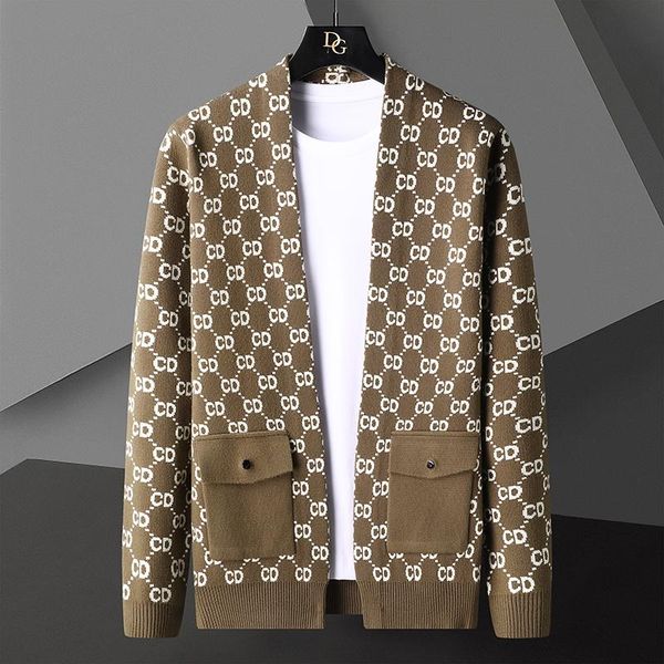 men's sweaters fall winter korean printed knit cardigan wool sweater men coat mens cardigans with pocket, White;black
men's sweaters fall winter korean printed knit cardigan wool sweater men coat mens cardigans with pocket, White;black