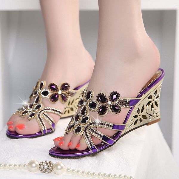 new women shoes summer slides party wedges high heels woman rhinestone slippers butterfly outdoor d0054 btza, Black
new women shoes summer slides party wedges high heels woman rhinestone slippers butterfly outdoor d0054 btza, Black