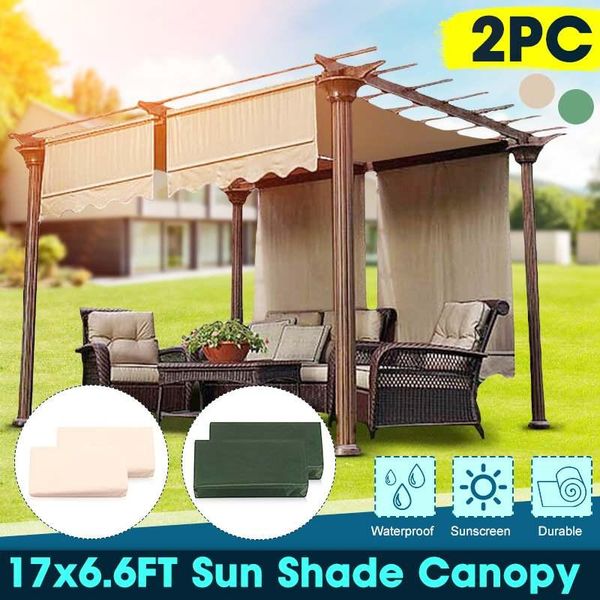 shade 2pcs/set 4.72x1.2m sun canopy outdoor camping cover garden patio shelter waterproof polyester awning replacement cloth
shade 2pcs/set 4.72x1.2m sun canopy outdoor camping cover garden patio shelter waterproof polyester awning replacement cloth