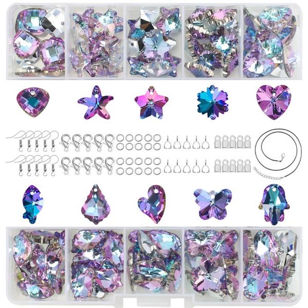 other jewelry accessories making kit with colorful crystal glass pendants beads charms for supplier earing necklace diy
other jewelry accessories making kit with colorful crystal glass pendants beads charms for supplier earing necklace diy