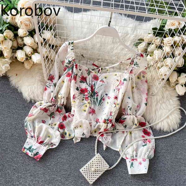 korobov korean ins holiday print blouse short square collar open collarbone pullover blusas puff long sleeve slim shirt 210430, White
korobov korean ins holiday print blouse short square collar open collarbone pullover blusas puff long sleeve slim shirt 210430, White