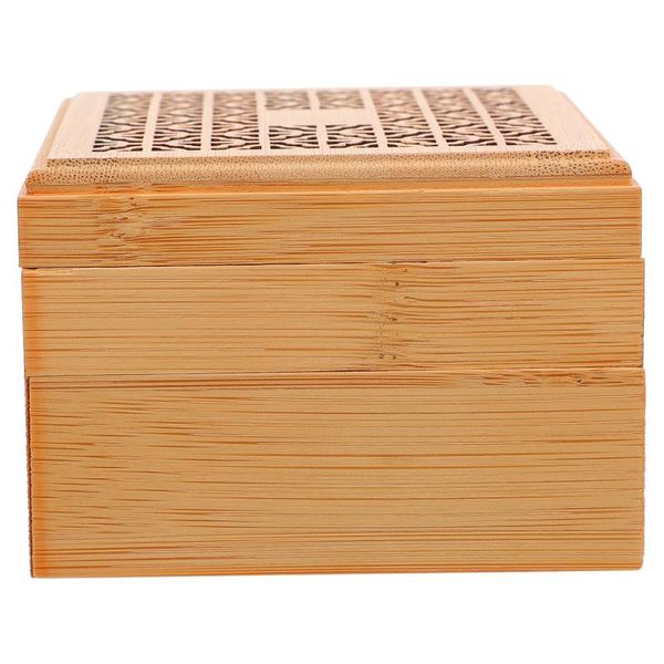 fragrance lamps 1pc incense box square hollow bamboo practical burner (light yellow)
fragrance lamps 1pc incense box square hollow bamboo practical burner (light yellow)