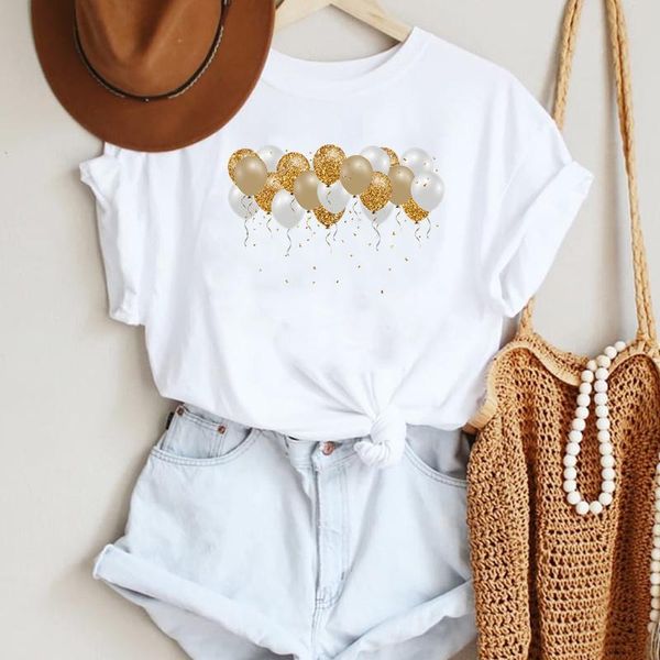 women's t-shirt women cartoon balloon cute happy time beach fashion summer lady print tee graphic t female tshirts clothes, White
women's t-shirt women cartoon balloon cute happy time beach fashion summer lady print tee graphic t female tshirts clothes, White