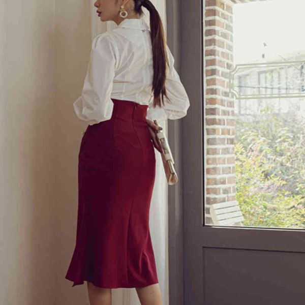 dresses women 2021 spring autumn work 2 pieces set long sleeve white blouses & sheath split mermaid skirt office lady suit, Black;gray
dresses women 2021 spring autumn work 2 pieces set long sleeve white blouses & sheath split mermaid skirt office lady suit, Black;gray