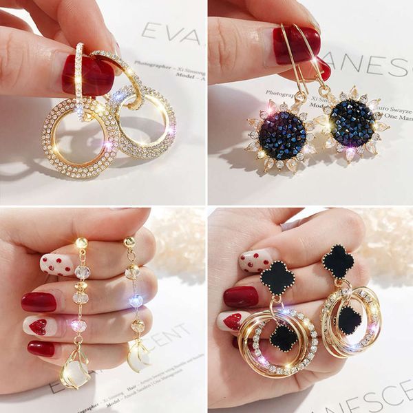 net red fashion versatile long tassel earrings female s925 silver needle girl stud earrings, Black
net red fashion versatile long tassel earrings female s925 silver needle girl stud earrings, Black