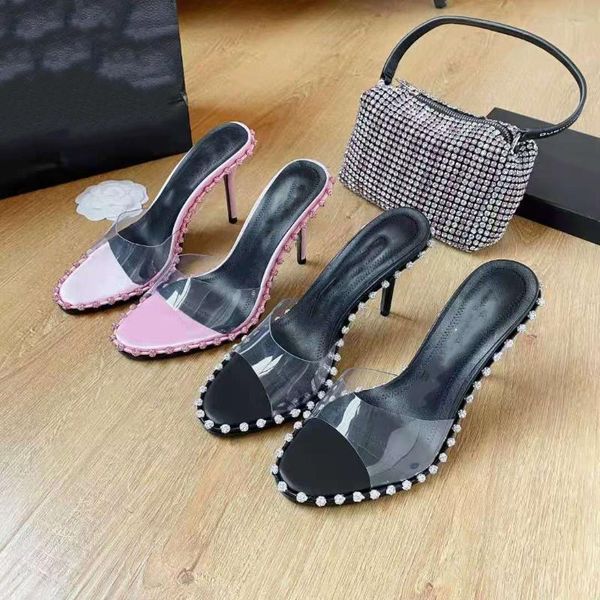 vallu 2021 summer style steel ball edge leather outsole fashion all-match high-heeled slippers, Black
vallu 2021 summer style steel ball edge leather outsole fashion all-match high-heeled slippers, Black