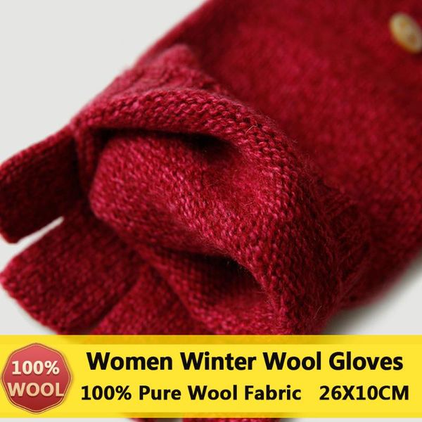 five fingers gloves women winter warm 100% pure wool & mittens for ladies half finger flip fleece short elbow natural red, Blue;gray
five fingers gloves women winter warm 100% pure wool & mittens for ladies half finger flip fleece short elbow natural red, Blue;gray
