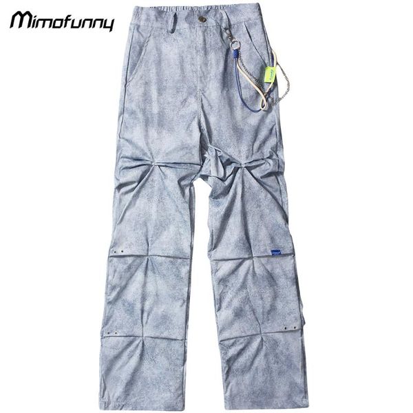 men's pants men pleated side chain classic straight track trouser casual loose cozy hip hop streetwear quick-drying joggers sweatpants, Black
men's pants men pleated side chain classic straight track trouser casual loose cozy hip hop streetwear quick-drying joggers sweatpants, Black