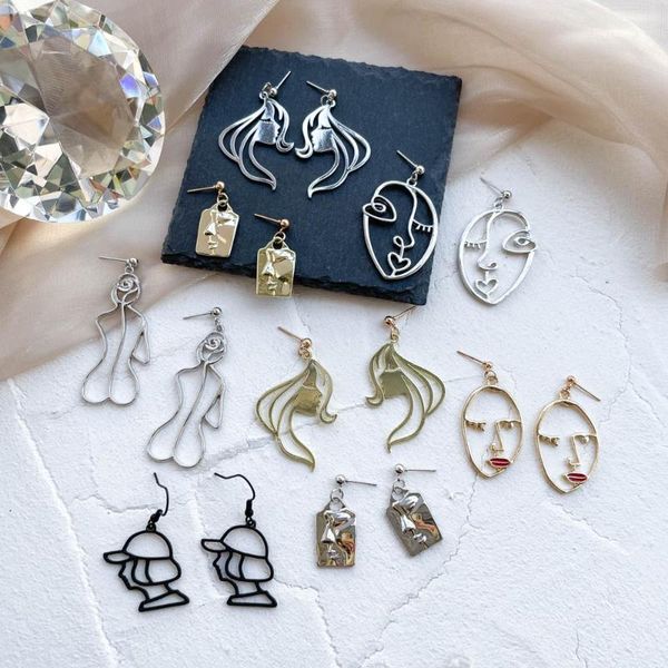 dangle & chandelier vintage punk female face earrings for women european and american personality abstract pendant ear jewelry, Silver
dangle & chandelier vintage punk female face earrings for women european and american personality abstract pendant ear jewelry, Silver