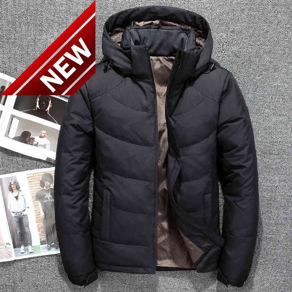 90% white duck down jackets men thick coats brand clothing hooded jacket men's casual parkas male outerwear, Black
90% white duck down jackets men thick coats brand clothing hooded jacket men's casual parkas male outerwear, Black