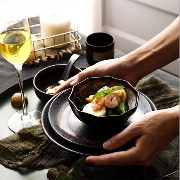dishes & plates japanese retro ceramic dish dinner plate kitchen tableware set rice salad noodles bowl soup
dishes & plates japanese retro ceramic dish dinner plate kitchen tableware set rice salad noodles bowl soup