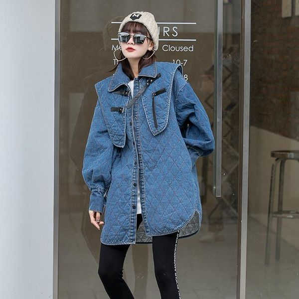 denim plus lined shirt women's autumn/winter solid-color loose-fitting mid-length cardigan jacket with shawl jackets, Black;brown
denim plus lined shirt women's autumn/winter solid-color loose-fitting mid-length cardigan jacket with shawl jackets, Black;brown
