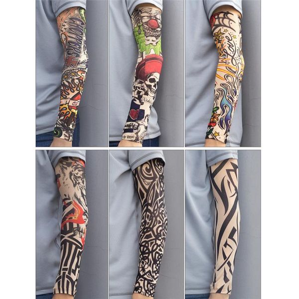 1pcs tattoo arm warmers set seamless sleeve men and women riding driving ice silk sunscreen summer sun uv protection elbow & knee pads, Black;gray
1pcs tattoo arm warmers set seamless sleeve men and women riding driving ice silk sunscreen summer sun uv protection elbow & knee pads, Black;gray