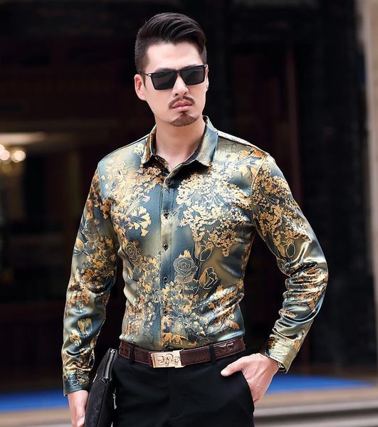 velvet men's silk fashion floral print long sleeve casual thick liner velour shirts winter warm dress shirt, White;black
velvet men's silk fashion floral print long sleeve casual thick liner velour shirts winter warm dress shirt, White;black