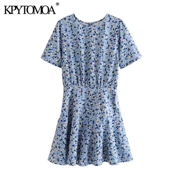 women chic fashion floral print ruffled mini dress vintage short sleeve back zipper female dresses vestidos mujer 210420, Black;gray
women chic fashion floral print ruffled mini dress vintage short sleeve back zipper female dresses vestidos mujer 210420, Black;gray