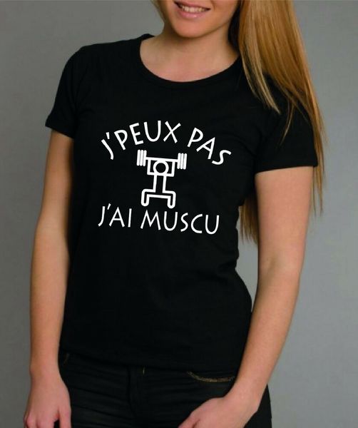 womens t-shirt i cannot i gym, White;black