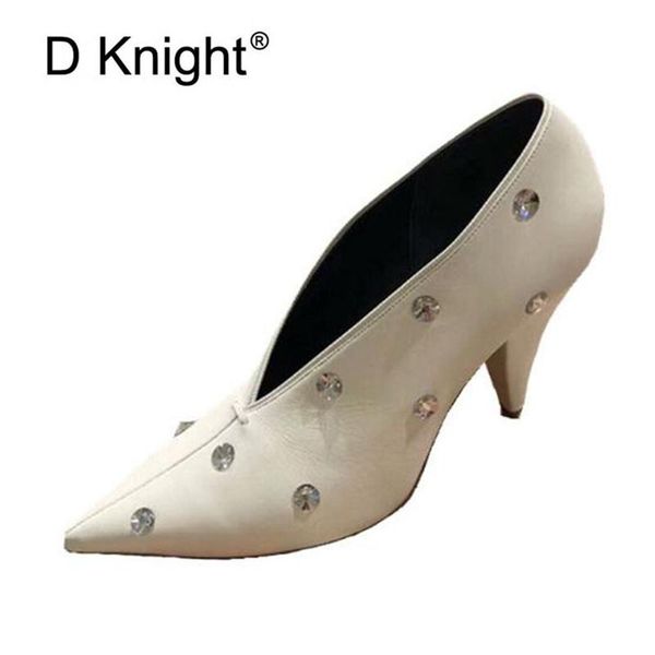 dress shoes women's pumps elegant pointed deep v mouth thin high heel woman sweet crystal slip on dating office lady, Black
dress shoes women's pumps elegant pointed deep v mouth thin high heel woman sweet crystal slip on dating office lady, Black