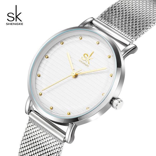 wristwatches shengke luxury women watches fashion creative water resistant quartz wrist casual relojes para mujer gift for, Slivery;brown
wristwatches shengke luxury women watches fashion creative water resistant quartz wrist casual relojes para mujer gift for, Slivery;brown