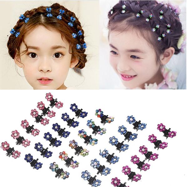 6pcs children girls crystal rhinestone flower hair claw clips dress hairgrip accessories hairpins barrette girl, Slivery;white
6pcs children girls crystal rhinestone flower hair claw clips dress hairgrip accessories hairpins barrette girl, Slivery;white