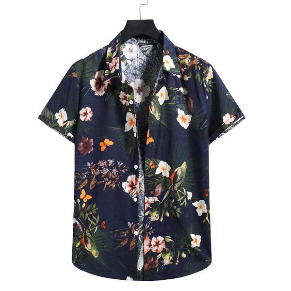 style men's hawaiian beach shirt floral print shirts casual short sleeve summer holiday vacation fashion plus size, White;black
style men's hawaiian beach shirt floral print shirts casual short sleeve summer holiday vacation fashion plus size, White;black