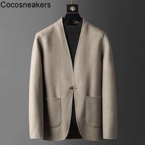 men's suits & blazers elegant gentleman high-end comfortable double-sided tweed simple slim fit casual suit coat autumn and winter, White;black
men's suits & blazers elegant gentleman high-end comfortable double-sided tweed simple slim fit casual suit coat autumn and winter, White;black