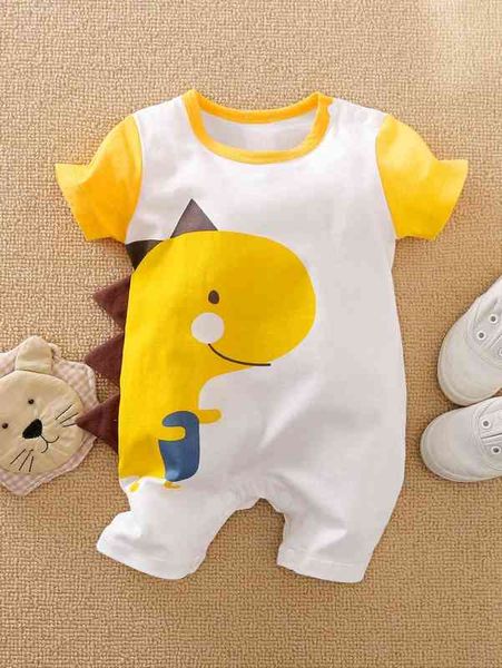 yierying baby cartoon graphic romper she, Blue
yierying baby cartoon graphic romper she, Blue