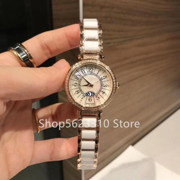 wristwatches romantic sun and moon stars ceramic watches hollow flywheel quartz wrist watch waterproof clock women mother of pearl, Slivery;brown
wristwatches romantic sun and moon stars ceramic watches hollow flywheel quartz wrist watch waterproof clock women mother of pearl, Slivery;brown