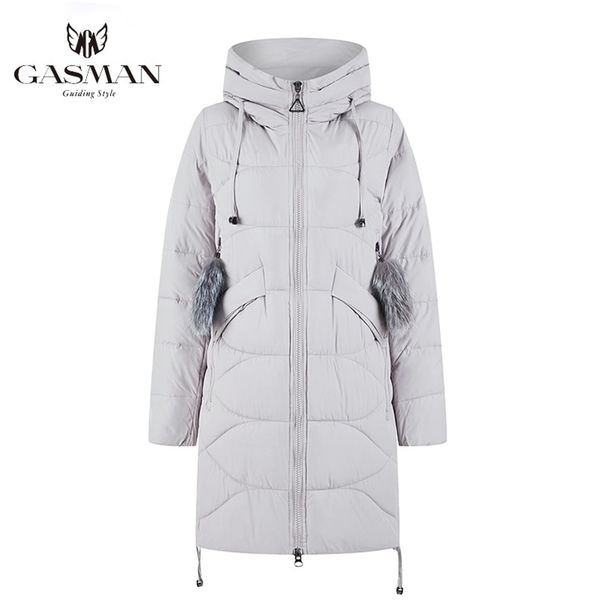 gasman winter women brand coat jacket down medium length hooded warm parka fur outerwear coats 18821 210916, Black
gasman winter women brand coat jacket down medium length hooded warm parka fur outerwear coats 18821 210916, Black