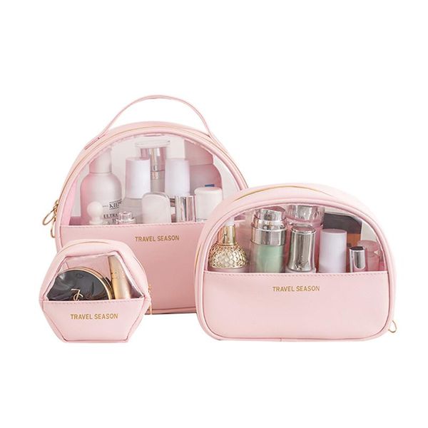 multi style make-up bag see-through box travel large capacity multi-room portable inner zipper cosmetic pack with handle bags & cases
multi style make-up bag see-through box travel large capacity multi-room portable inner zipper cosmetic pack with handle bags & cases