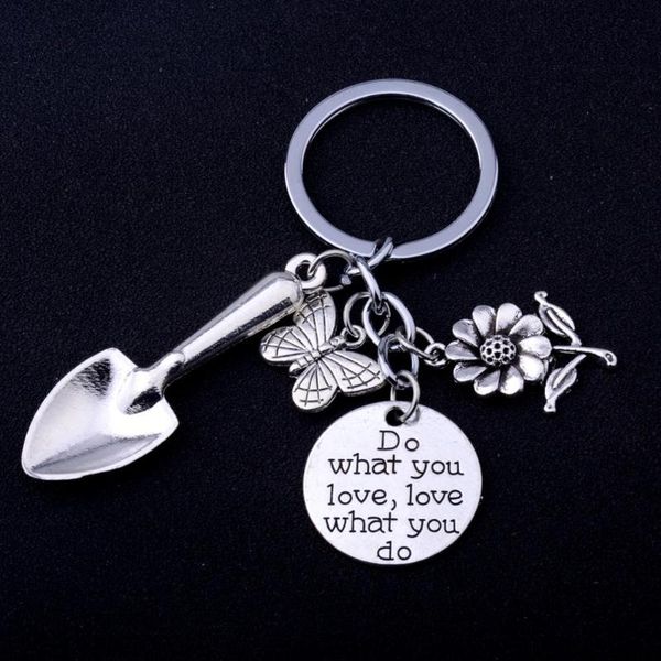 keychains shovel gardener key chains sunflower flower butterfly pendant charm gift for florist nature jewelry rings, Silver
keychains shovel gardener key chains sunflower flower butterfly pendant charm gift for florist nature jewelry rings, Silver