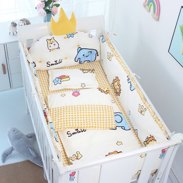 5pcs crown cushion baby bed bumper newborn infant toddlers cot surrounding bedding set cotton washable baby room bed accessories
5pcs crown cushion baby bed bumper newborn infant toddlers cot surrounding bedding set cotton washable baby room bed accessories