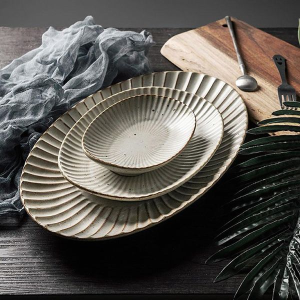 dishes & plates japanese sushi tableware ceramic antique tray breakfast bread plate spaghetti fruit salad oval dinnerware tool 1pcs
dishes & plates japanese sushi tableware ceramic antique tray breakfast bread plate spaghetti fruit salad oval dinnerware tool 1pcs