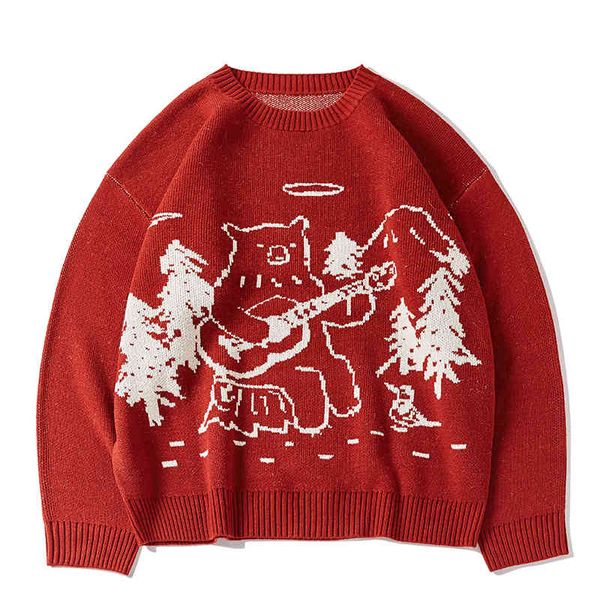 cartoon teddy bear pattern men christmas sweater streetwear pullovers 2020 autumn sweaters women harajuku hip hop pullover, Black
cartoon teddy bear pattern men christmas sweater streetwear pullovers 2020 autumn sweaters women harajuku hip hop pullover, Black