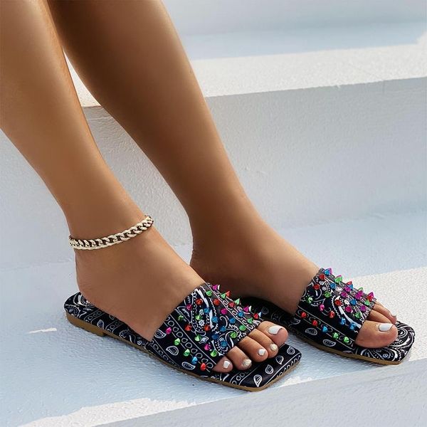 slippers 2021 fashion women sandals open toe flat shoes bottom ladies large size square beach wild, Black
slippers 2021 fashion women sandals open toe flat shoes bottom ladies large size square beach wild, Black
