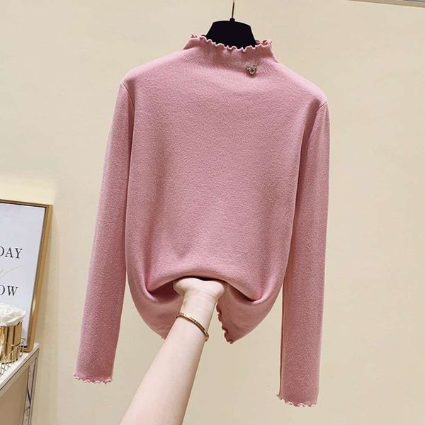 women's sweaters sweatersautumn winter half high collar auricularia auricula edge is versatile slim, with knitted bottom coat and warm, White;black
women's sweaters sweatersautumn winter half high collar auricularia auricula edge is versatile slim, with knitted bottom coat and warm, White;black