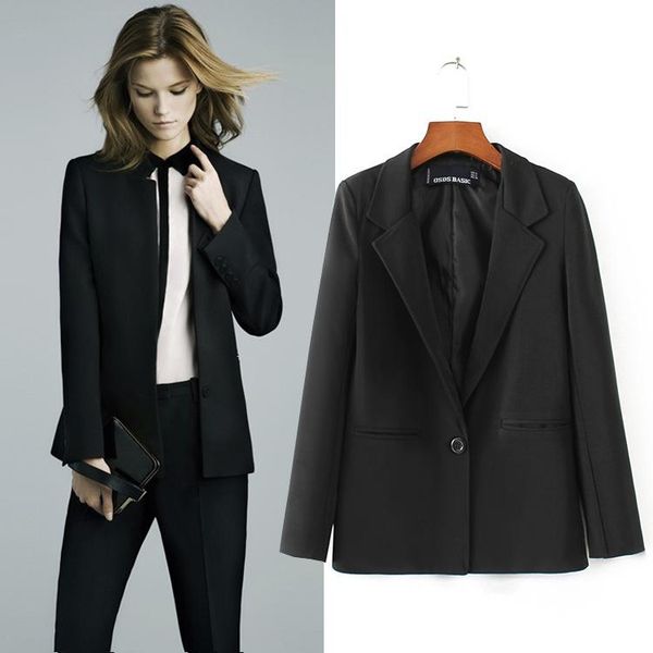 women's suits & blazers asds womens formal workwear office uniform designs women fashion one button small suit basic jackets wwt4029, White;black
women's suits & blazers asds womens formal workwear office uniform designs women fashion one button small suit basic jackets wwt4029, White;black
