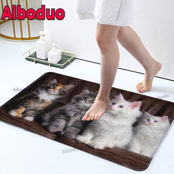 bath mats room household waterproof non-slip bathroom set floor mat cute cat pattern decoration rug corridor door carpet
bath mats room household waterproof non-slip bathroom set floor mat cute cat pattern decoration rug corridor door carpet